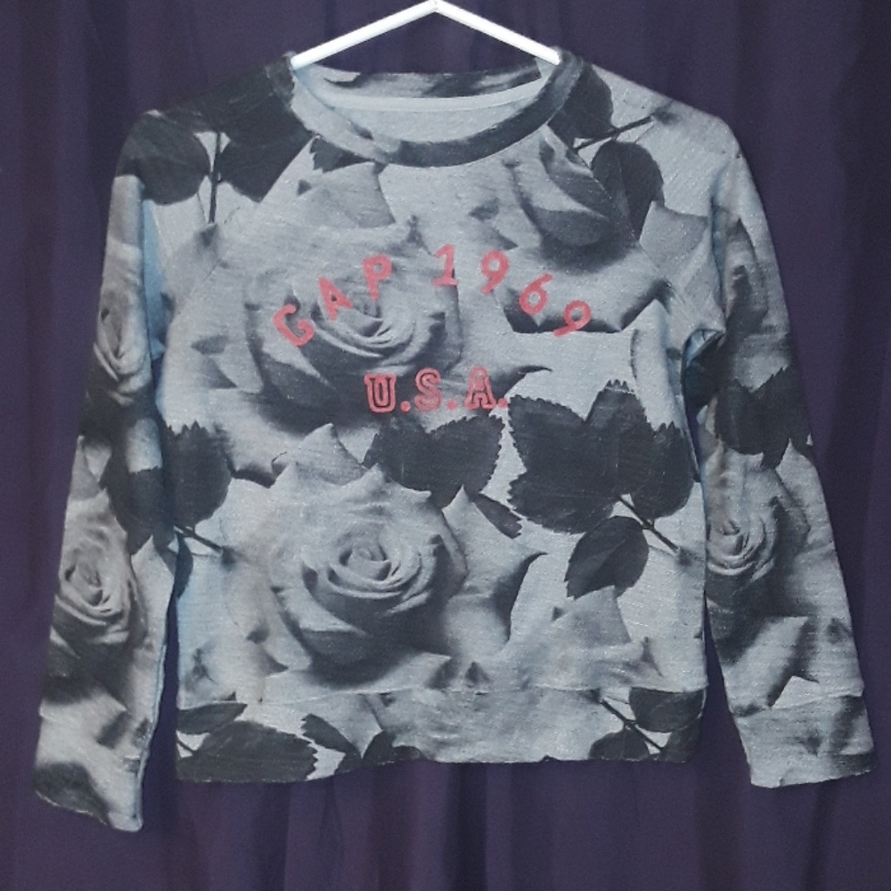 ** Gap 1969 USA Popover Reverse French Terry Rose